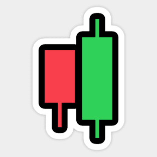 Bullish Engulfing Candlestick Pattern Sticker